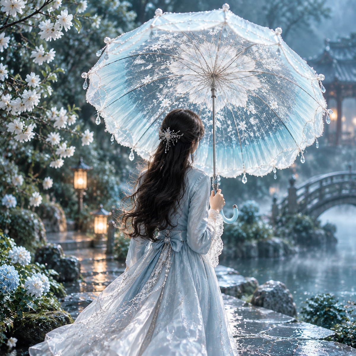 Glacier Bloom Parasol