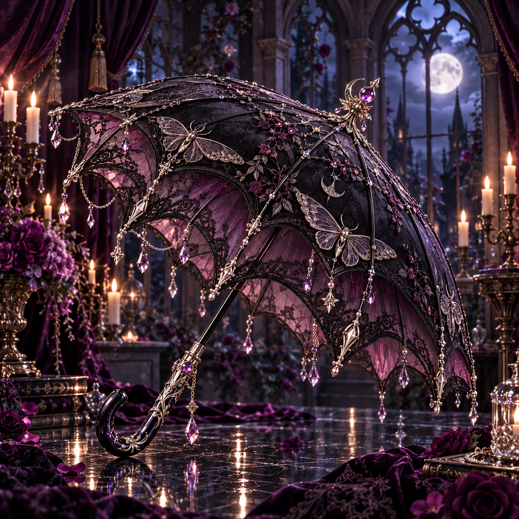 Nocturne Moth Atelier Umbrella