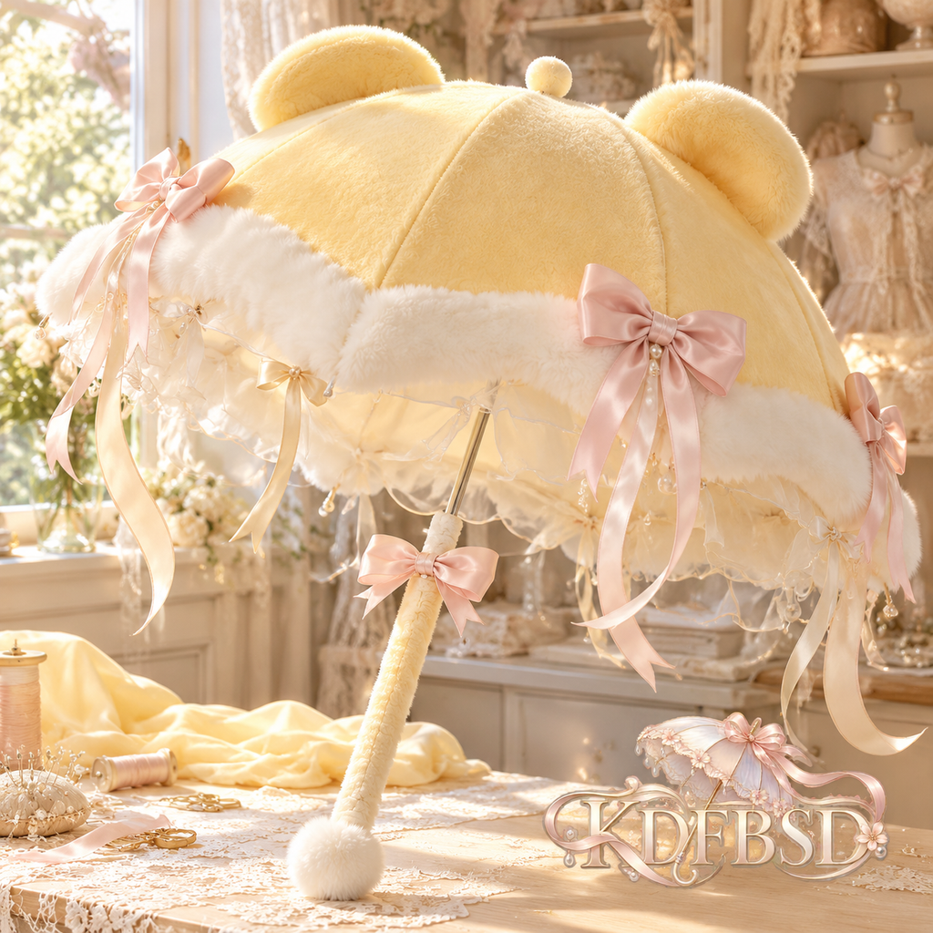 Buttercup Bear Cloud Umbrella