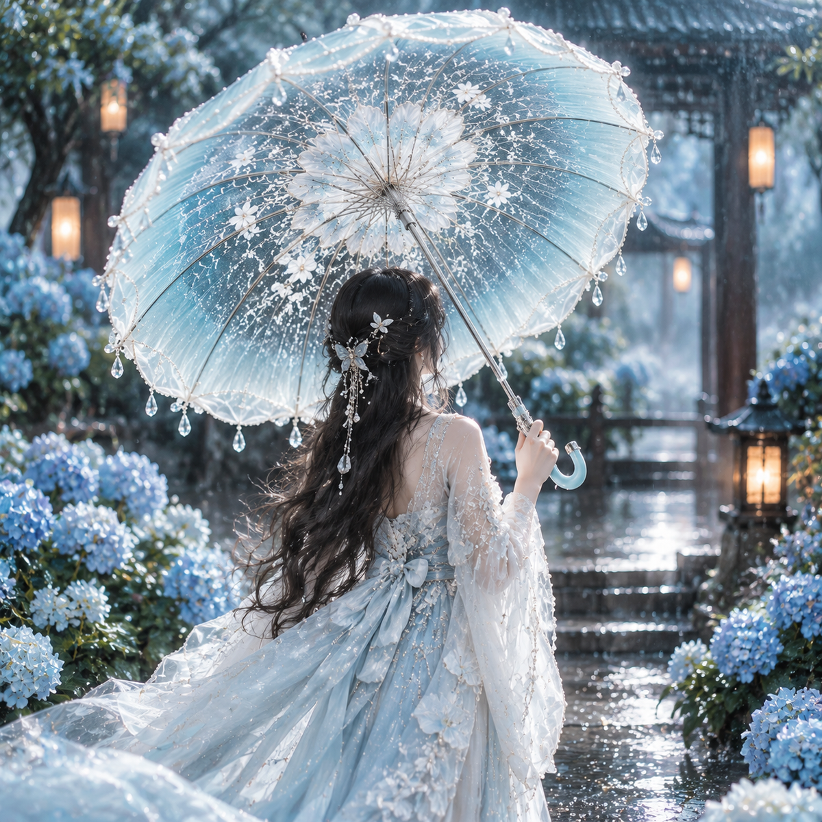 Glacier Bloom Parasol