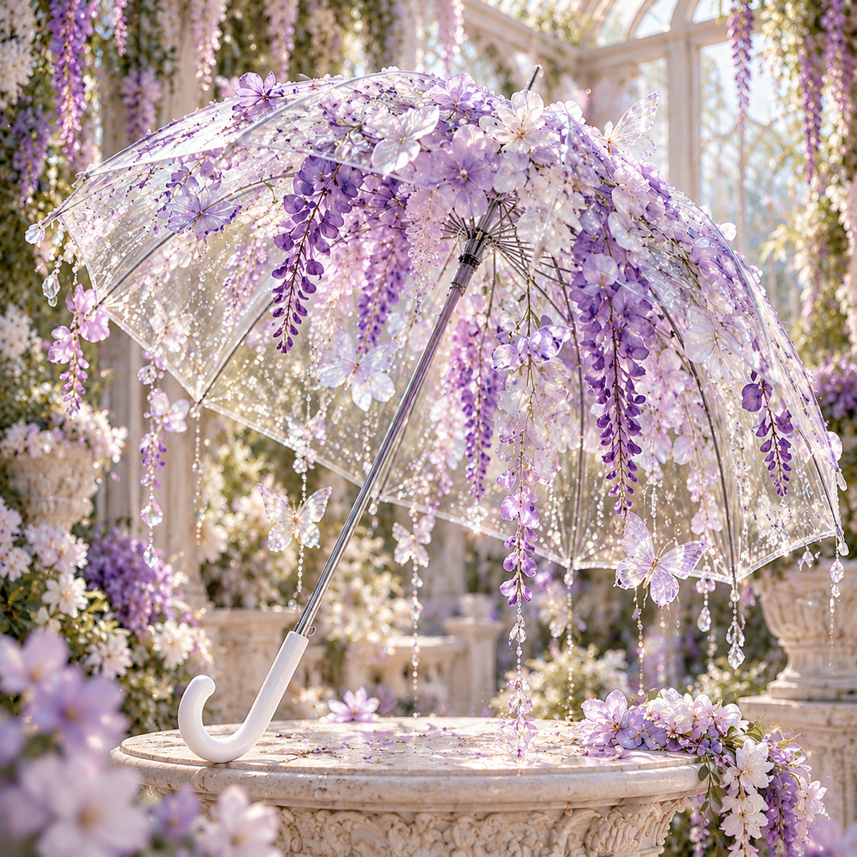 Wisteria Glasshouse Umbrella