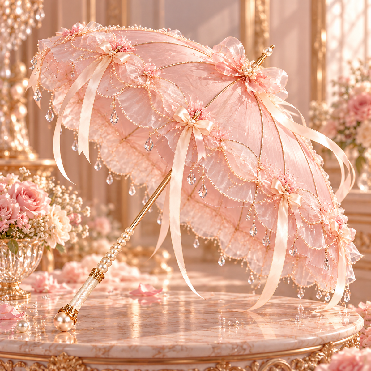 Rosewater Ribbon Dome