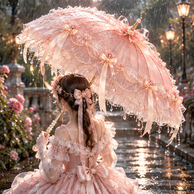 Rosewater Ribbon Dome
